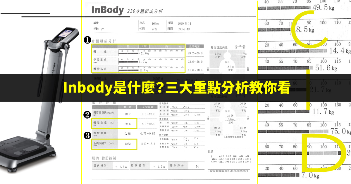 Inbody是什麼？三大重點分析教你看